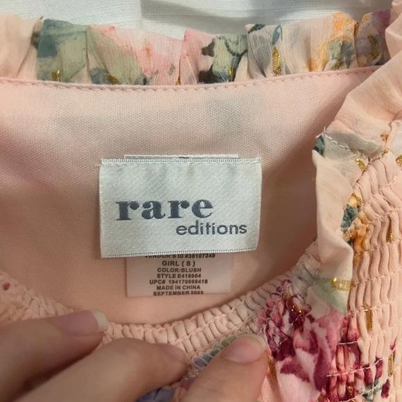 NWT Rare editions blush floral dress - Picture 3 of 9
